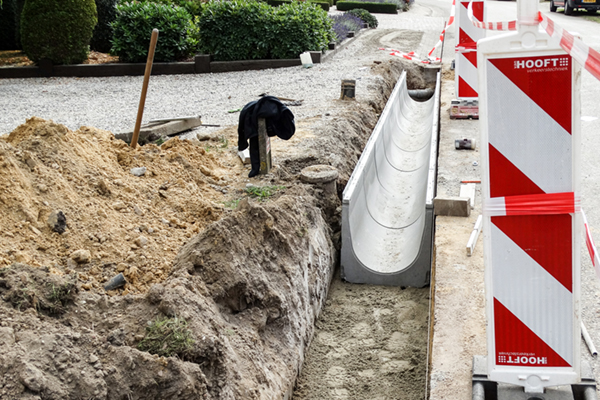 Vezelversterkte beton lijngoot Hauraton